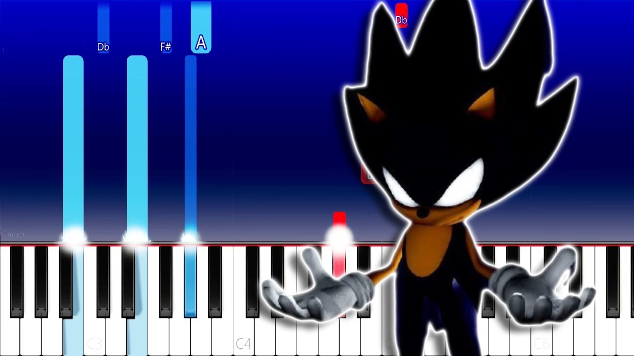 Chaos by Jacaris [Friday Night Funkin'! Vs Sonic.EXE](Piano Tutorial) 