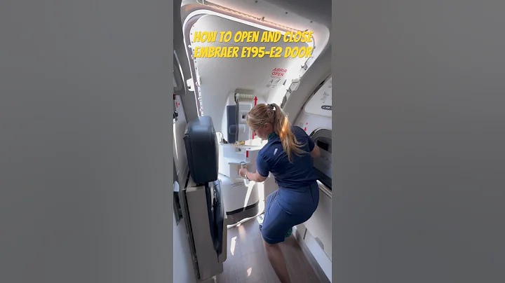 How To Open And Close Embraer E195-E2 Door