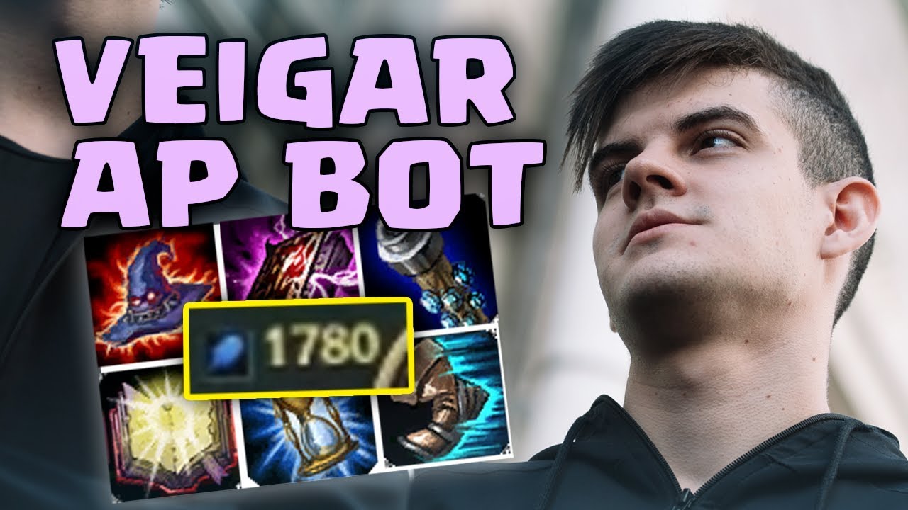 VEIGAR AP BOT 1800 DE AP | SEM MID? SEM PROBLEMAS! - Kami