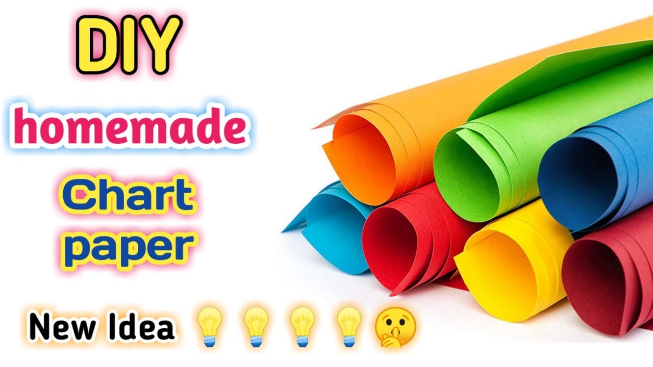 DIY Homemade Chart Paper, Simple way to make Chart Paper at home