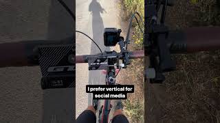 #Shorts Tutorial on mounting your #AKASOBrave7 for both vertical and horizon shooting on bike.