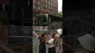 Team France arrives in Boston, fans welcome World Cup stars ahead of kickoff