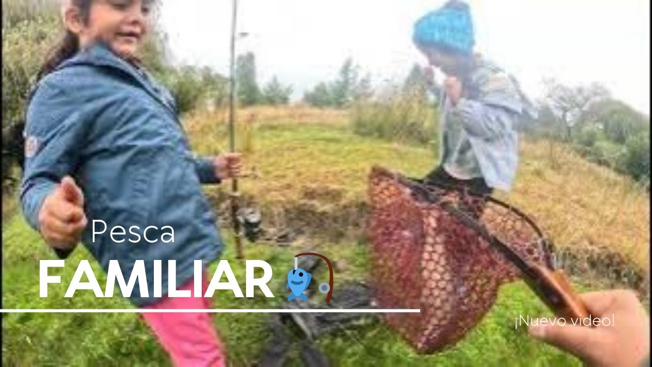Pesca de truchas en FAMILIA ❤️🎣 Disfrutando de un lindo día con LUVIA 🙌
