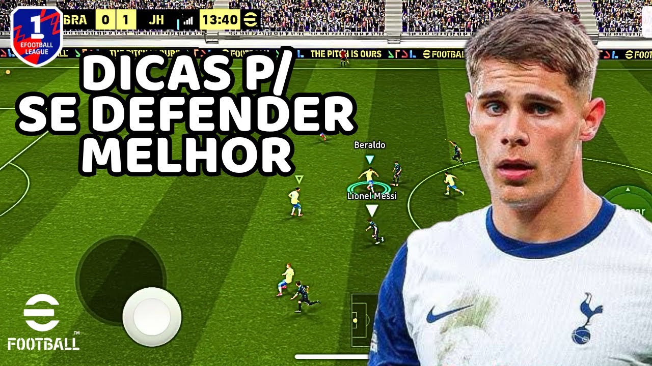 DICAS PARA SE DEFENDER MELHOR NO EFOOTBALL MOBILE | TUTORIAL