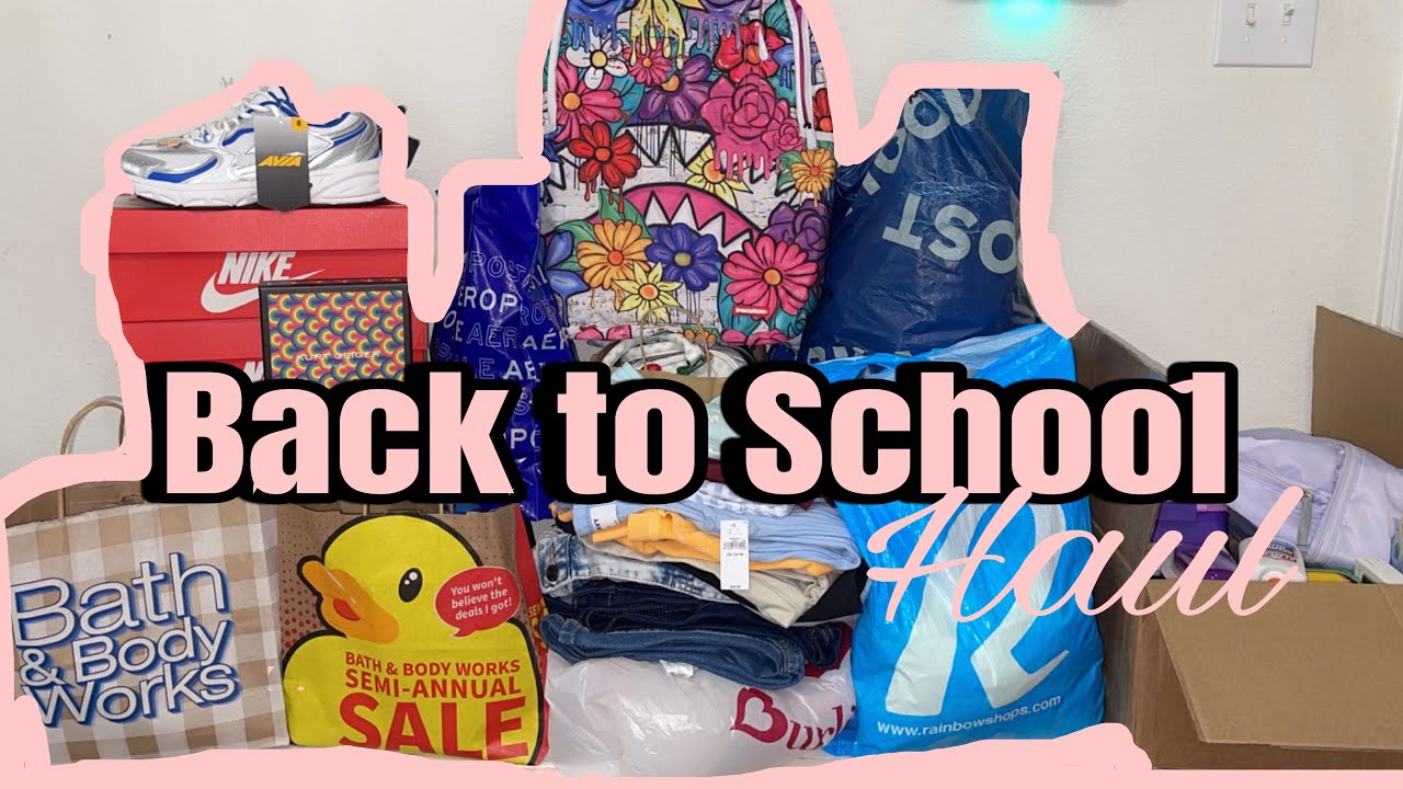 Back to School Haul | Clothes, Shoes + Supplies 📓✏️