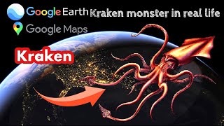#719 😱 kraken is real…kraken in google earth and google map