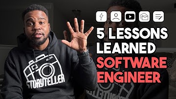 5 LESSONS I Learned As A SOFTWARE Engineer | Rahiem Thompson