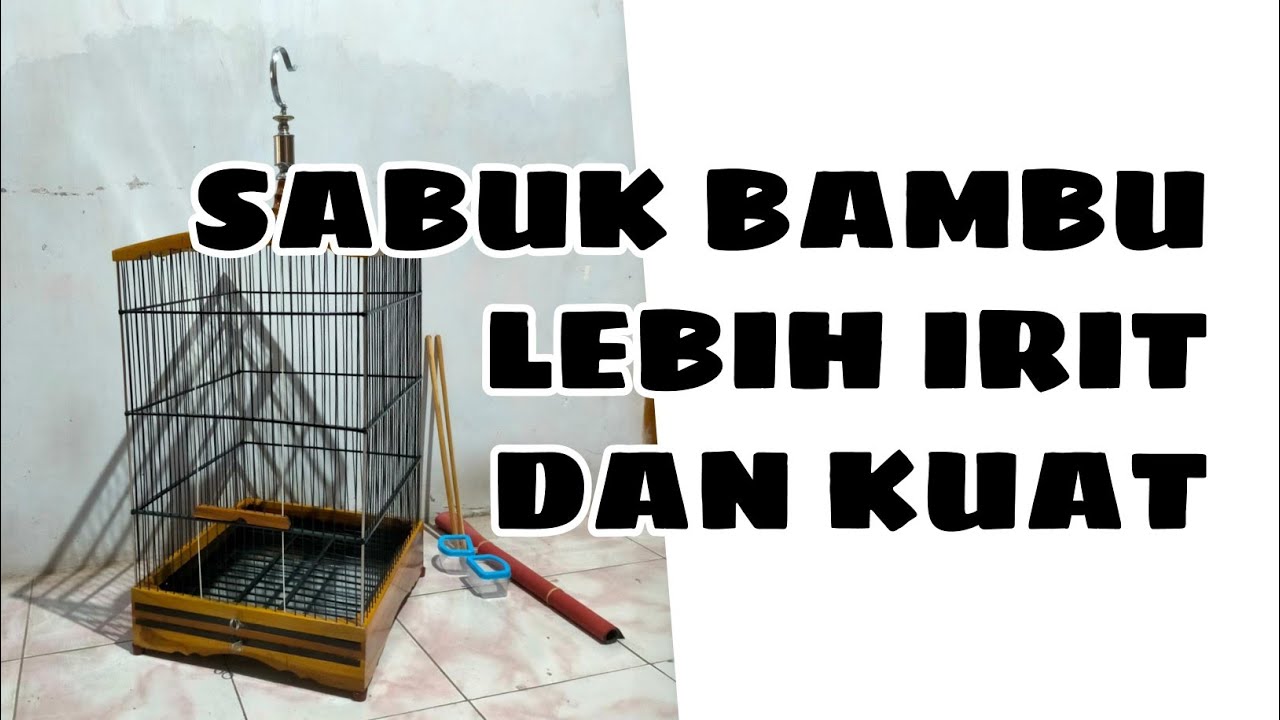 sabuk tiang besi dari bambu lebih asik..