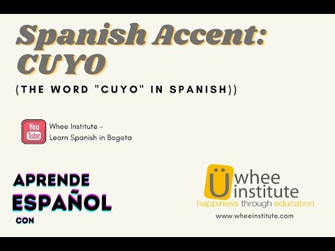 Spanish Accent: CUYO