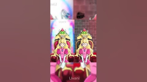 Thumbnail of Left or Right? Peach x Bowser (Mario Movie) #shorts #mario