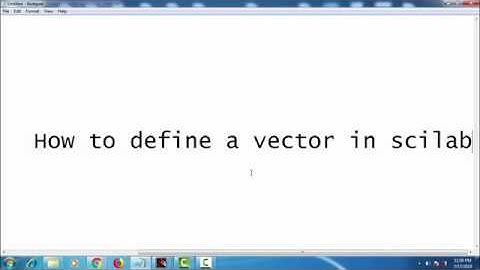 SCILAB TUTORIAL | VECTOR ADDITION IN SCILAB