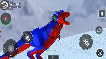 Wild Dinosaur Hunting Attack_Android ios Gameplay - Dinosaur Planet Gaming Part 5