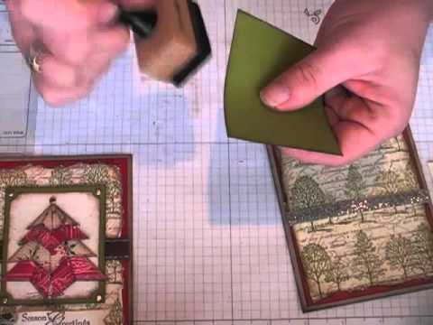 Origami Christmas Tree Card Tutorial Pt 2
