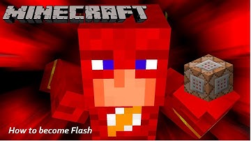 How to become Flash in minecraft {only one command}
