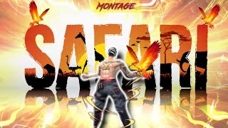 Sarena - Safari Best Beat Sync Montage || Free Fire ||