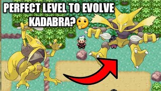 Pokemon Emerald - How To Evolve Abra Into Kadabra And Alakazam