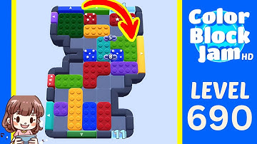 Color Block Jam Level 690 Solution Walkthrough
