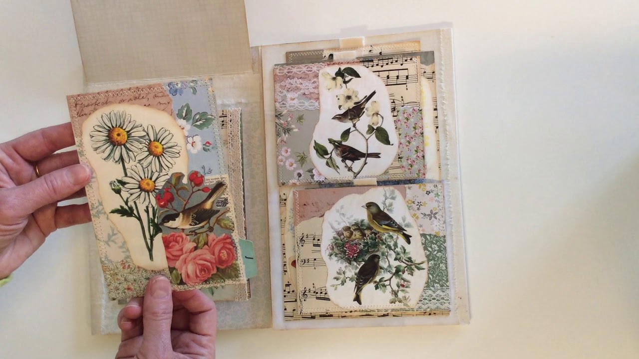 Nature Collage Flip Folio. Special Request *Sold* - YouTube