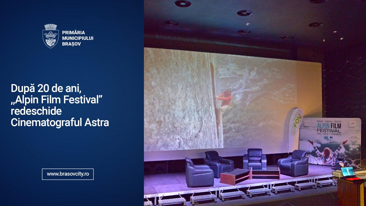 După 20 de ani, ,,Alpin Film Festival” redeschide Cinematograful Astra