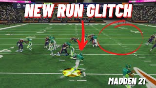 New Run Glitch Tutorial ( How to run the Ball advance Tips ) Madden 21 offense run tips