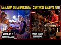 La altura de la banqueta analisis de como se sientan los  bateristas famosos  muy bajo vs muy alto