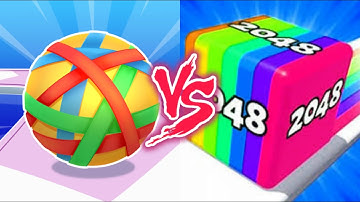 Flexy Runner VS Jelly Run 2048- All Levels SpeedRun Gameplay Android iOS Ep1