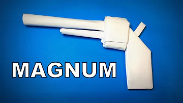 Origami Gun | How to Make a Paper Gun MAGNUM 357 Revolver DIY | Easy Origami ART Paper Crafts