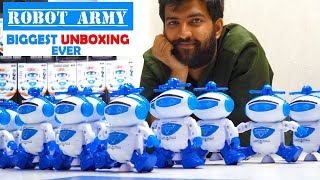 20 Dancing Robots - Dancing Together at Once - Biggest Unboxing