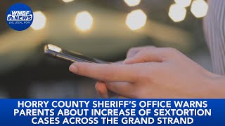 Officials reveals new data for sextortion cases among children in Horry County