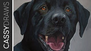 Tips for Painting Black Fur in Acrylic