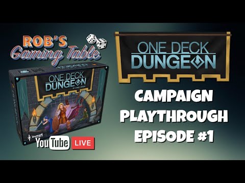 One Deck Dungeon Solo Campaign Playthrough #1