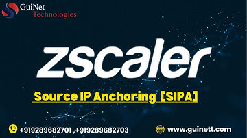 Zscaler- Source IP Anchoring    [SIPA]