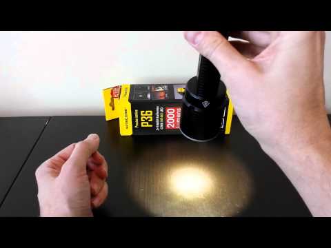 Nitecore P36 (1xMT-G2, 2x18650/4xCR123A) flashlight review, by selfbuilt