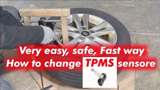 How To Replace TPMS Sensors /easy/safe/smooth technique