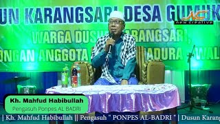 Ceramah Kh Mahfud Habibullah