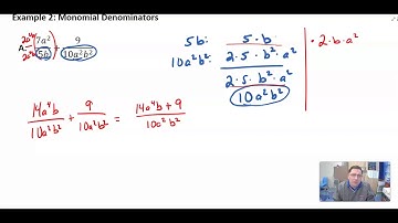 Algebra 2: 7.2: Adding & Subtracting Rational Expressions