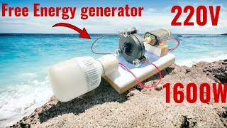 Free Home Electricity with a 12V Motor and Magnets! (Easy and Cheap)