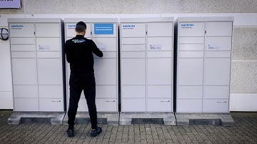 Installing the SwipBox Infinity parcel locker