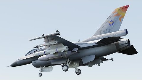3D Model Preview (Blender) : F-16V Taiwan