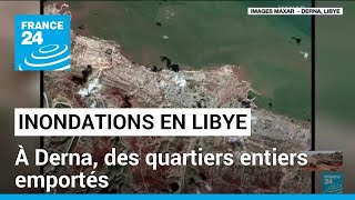 Inondations en Libye : à Derna, des quartiers entiers emportés • FRANCE 24 screenshot 3