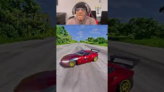 Cars Vs Hammers 👴 Grandpa  #Beamng #Shorts