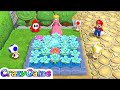 Mario Party 9 Garden Battle #6 Peach vs Toad vs Shy Guy vs Mario Gameplay (Master CPU)