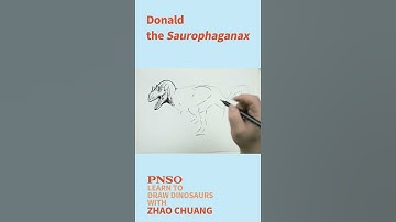 Full Body Drawing of Saurophaganax-Learn to Draw Dinosaurs with ZHAO Chuang #pnso #howtodraw