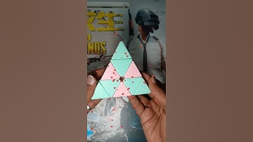 Learn Pyraminx Cube Pattern | Checkerboard Pattern | Cuber Jubi | CubeReaction #pyraminxcubepattern