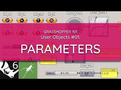Grasshopper 101: User Objects  | #01 Parameters