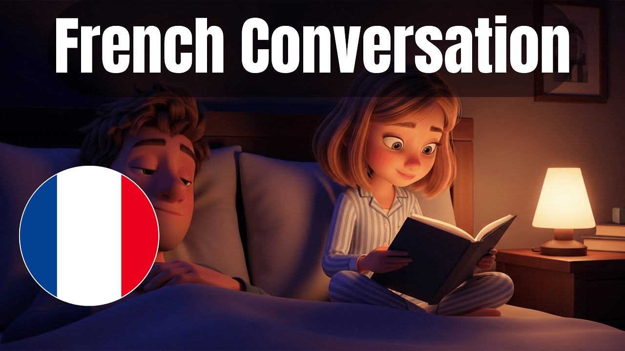 Learn French: A Couple's Evening & Bedtime Routine (Real Conversation)