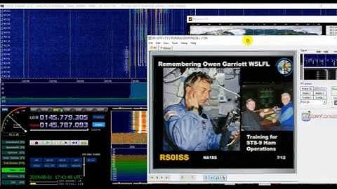 Decoding ISS SSTV images, 01 August 2019, 1737 UTC
