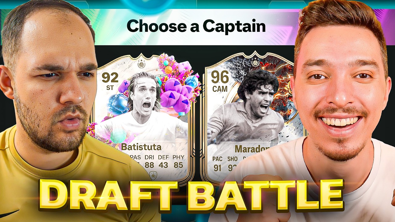ECHIPA APROAPE FULL ICON CU NOUL BATISTUTA FUT BIRTHDAY IN DRAFT BATTLE THEO VS GIANY LA EA FC 26!