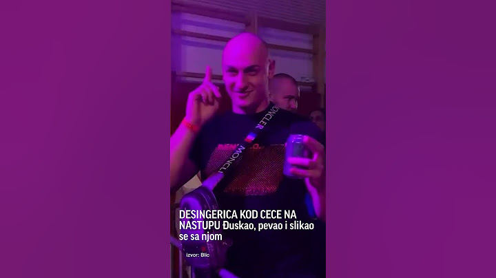 DESINGERICA KOD CECE NA NASTUPU Đuskao, pevao i slikao se sa njom: Reper se ludo provodi u Sloveniji