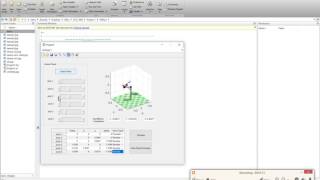 Matlab GUI robot simulationn